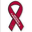 Arizona Cardinals Ribbon Magnet